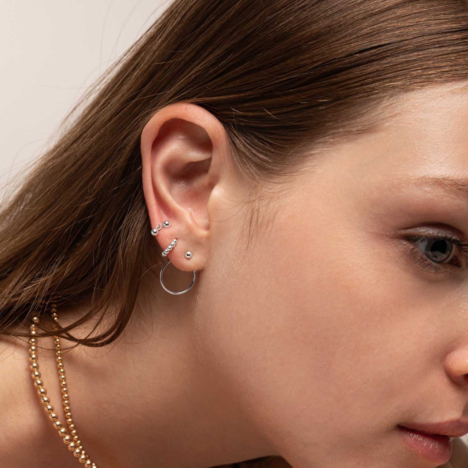 White Gold|Option:Single Color:White Gold|Option:Pair