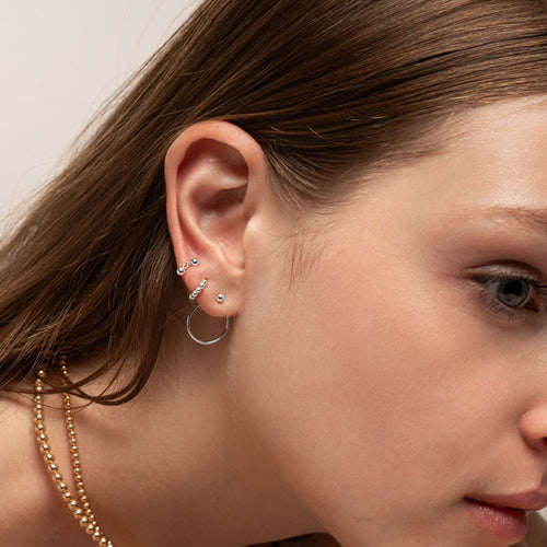 White Gold|Option:Single Color:White Gold|Option:Pair