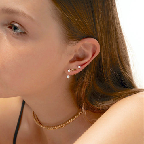 Mini Pearl Double Ear Jacket