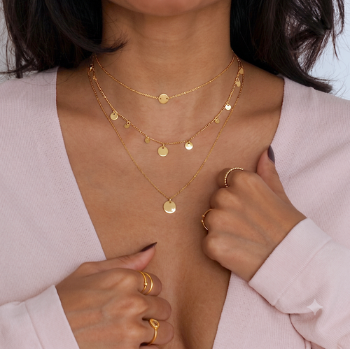 Ripple Charm Necklace