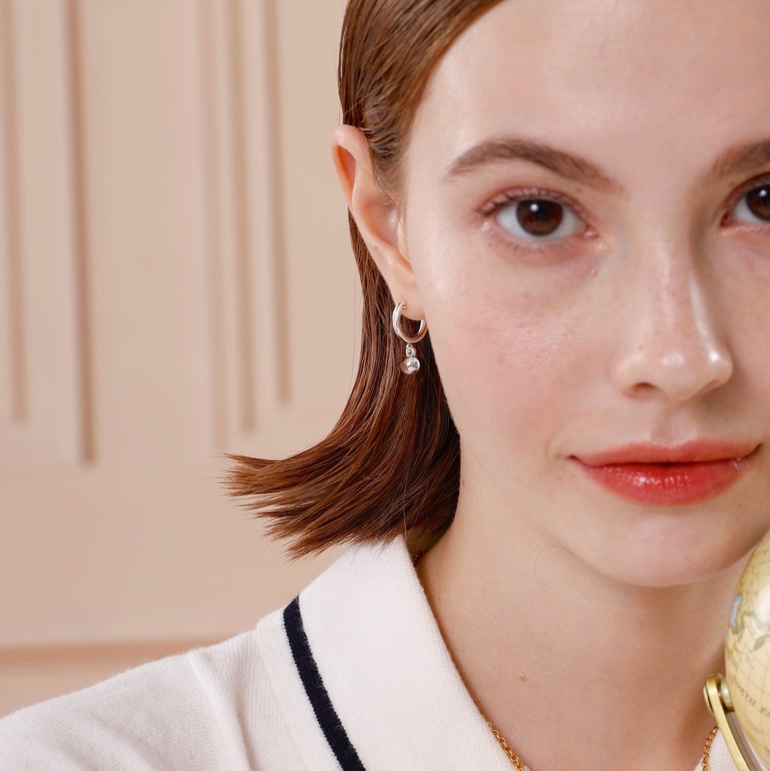 Ball Chic Hoop Earrings