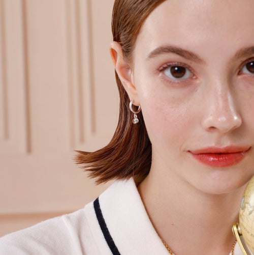 Ball Chic Hoop Earrings