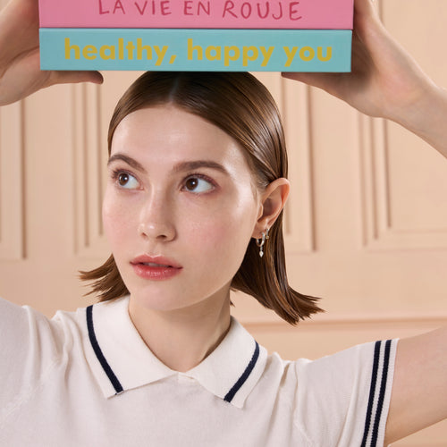 Mini Ball Two Tone Stud Earrings