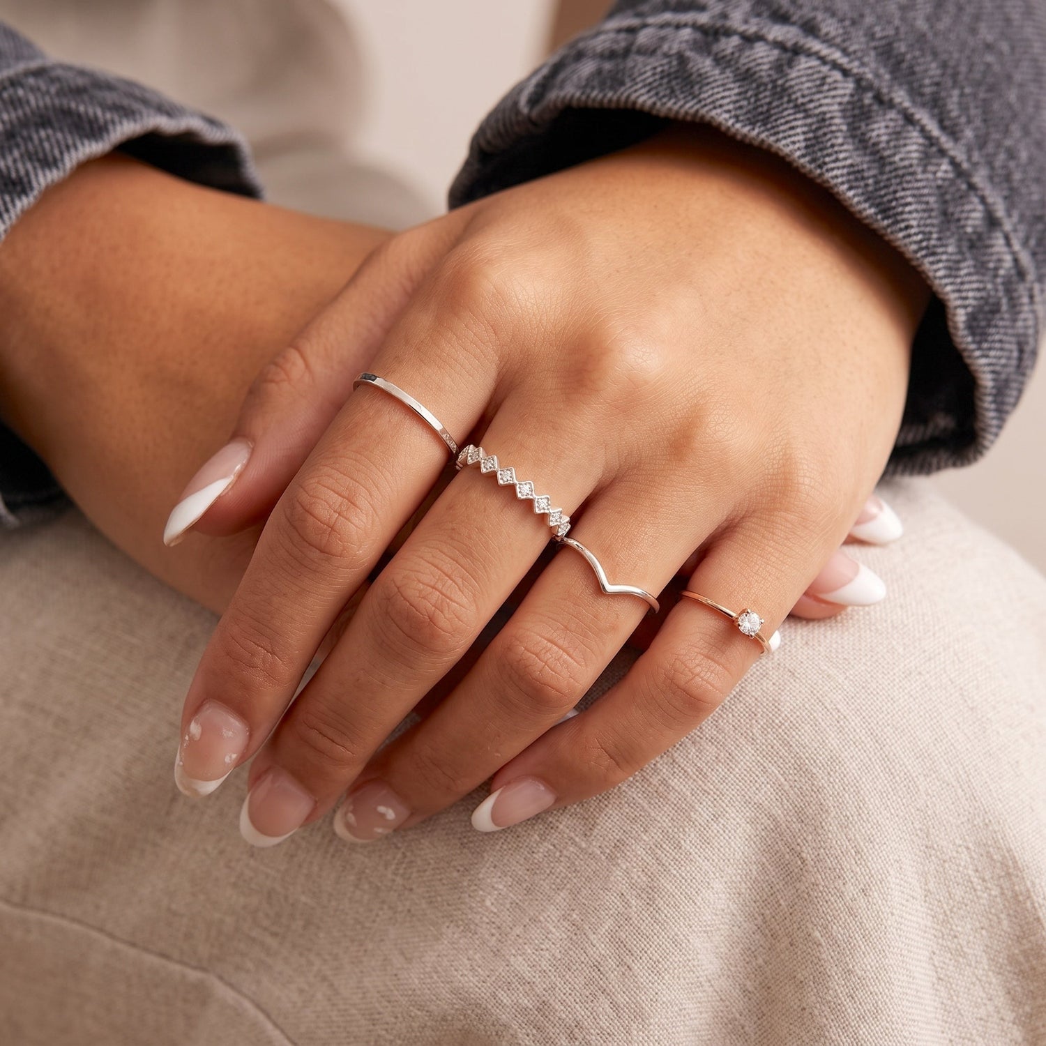 Sparkly Marquise Ring