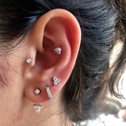 Sparkly Trio Ear Jacket