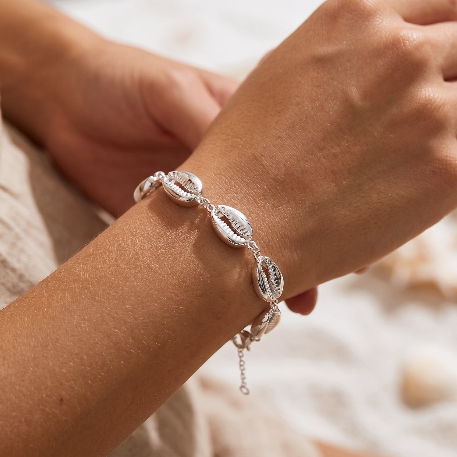 Cowrie Shell Statement Bracelet