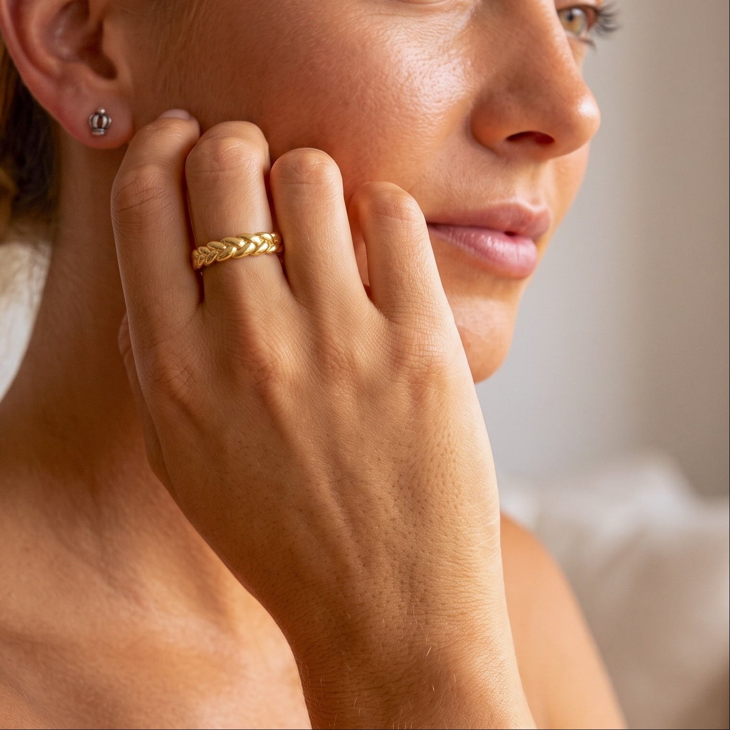 Braided Gold Ring