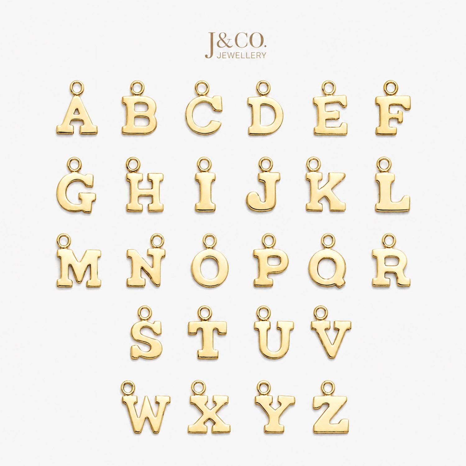 Personalized Letter Hoop Earrings