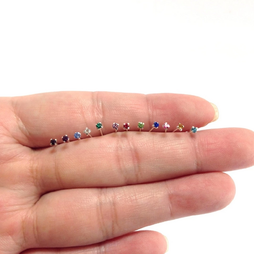 Little Birthstones Stud Earrings