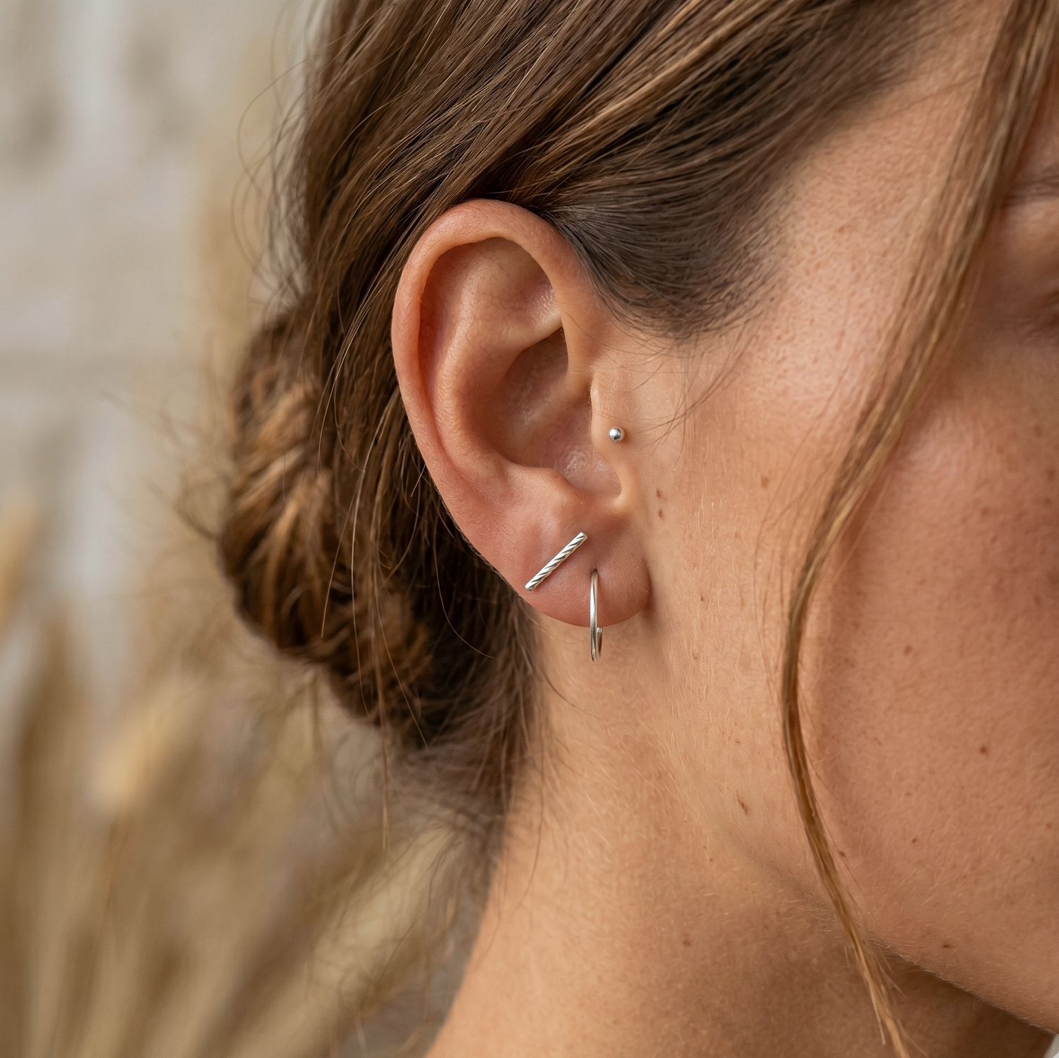 Little Sleeper Hoop Earrings