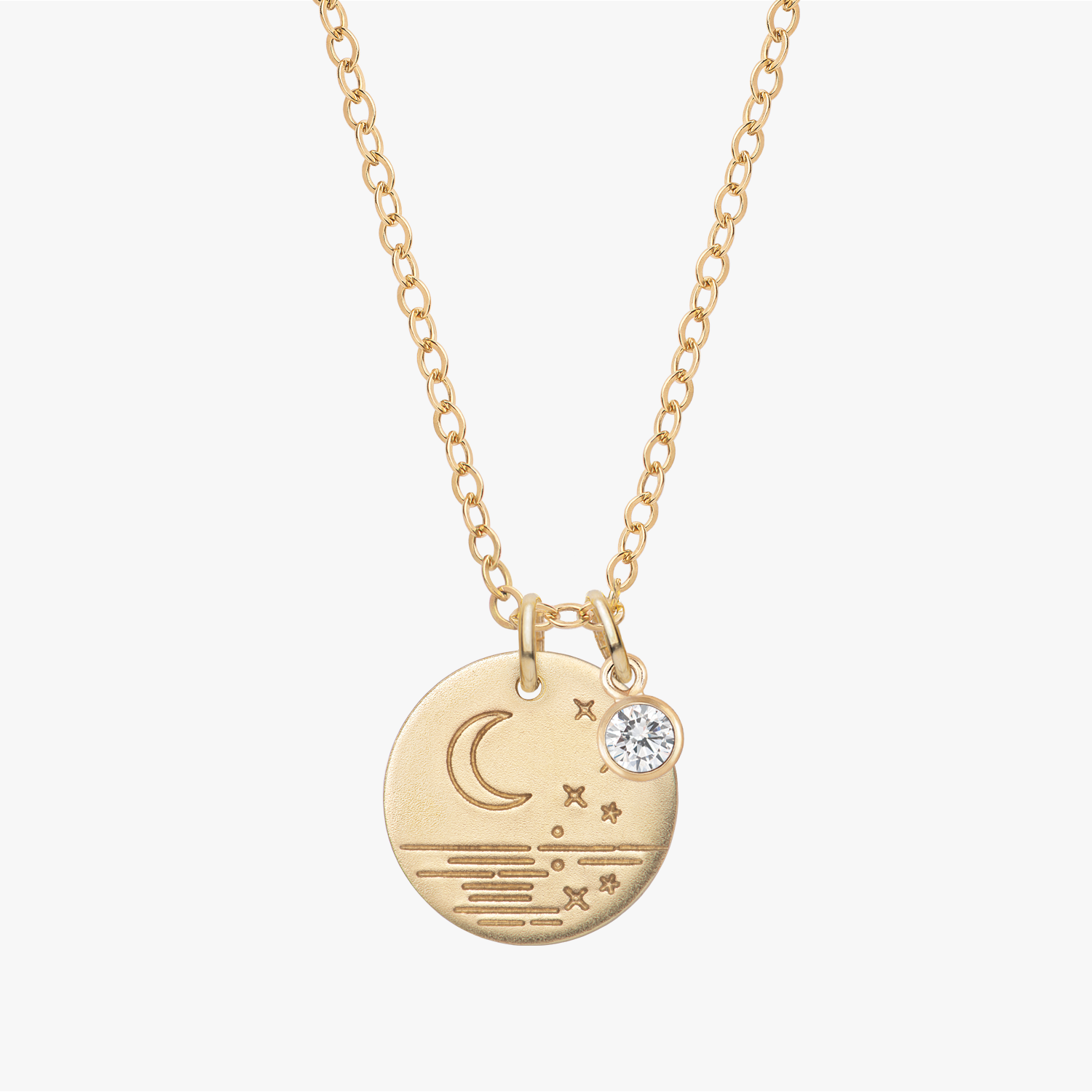 Personalized Sky Radiance Necklace