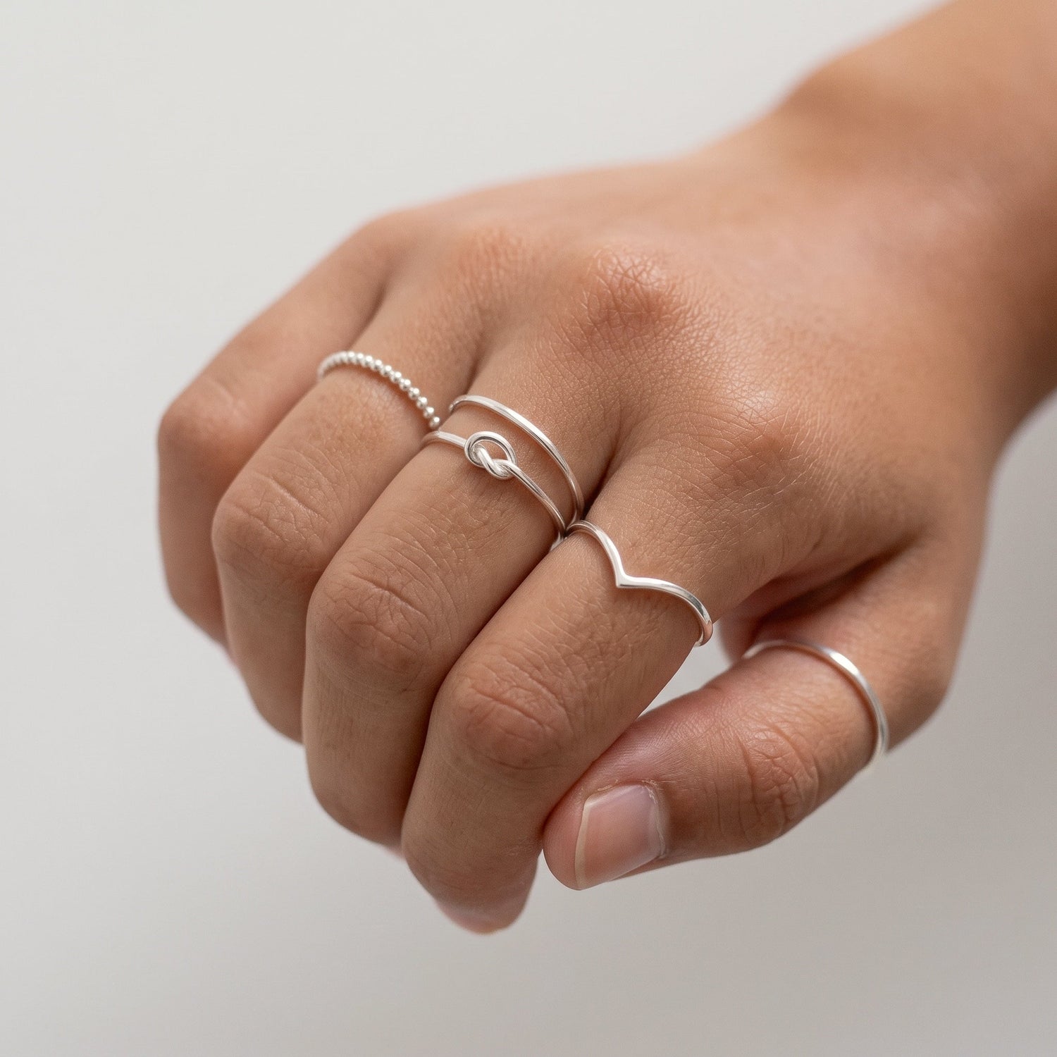 Love Knot Ring Silver
