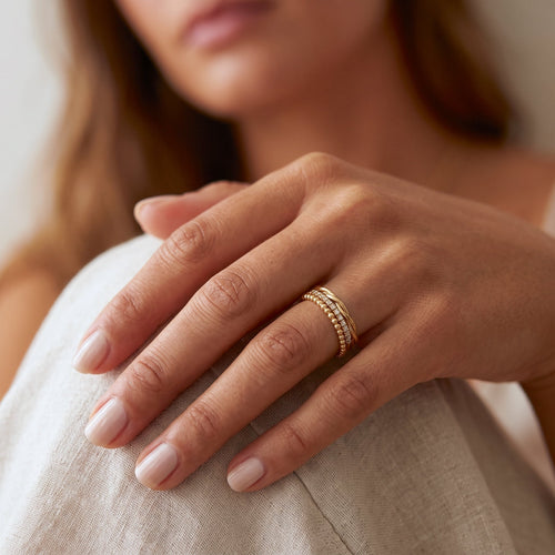 Eternity CZ Ring Gold