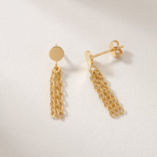 Little Tassel Drop Earrings