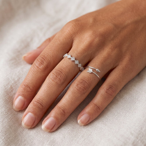 Open Arrow Ring