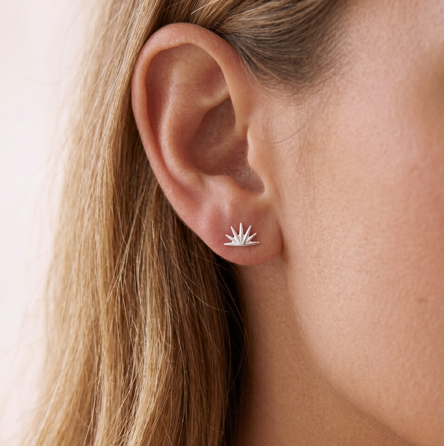 Spike Ray Stud Earrings