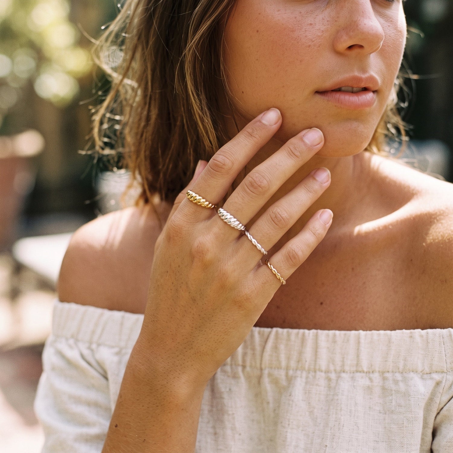 Weave Ring Silver