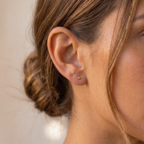 Mini Ball Stud Earrings