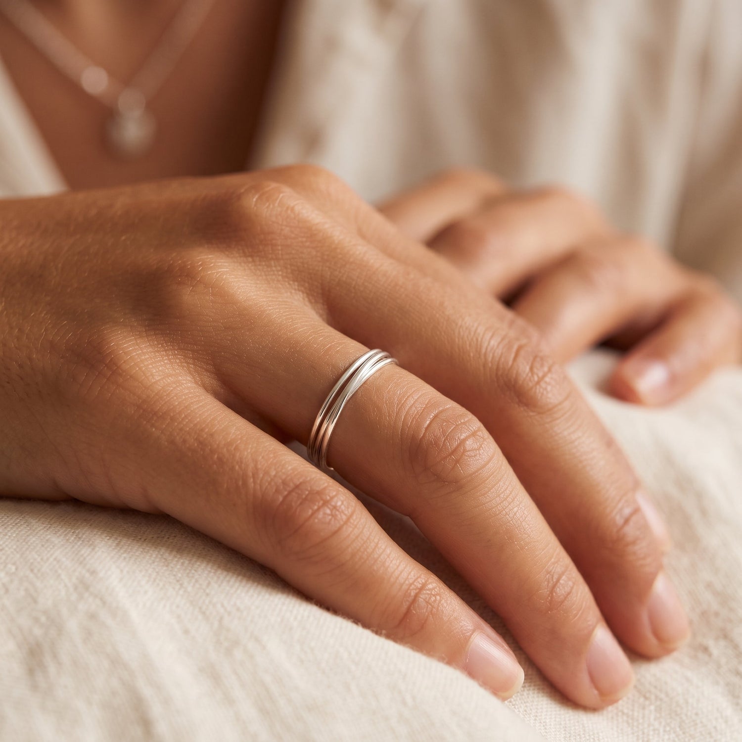 Trinity Ring Silver