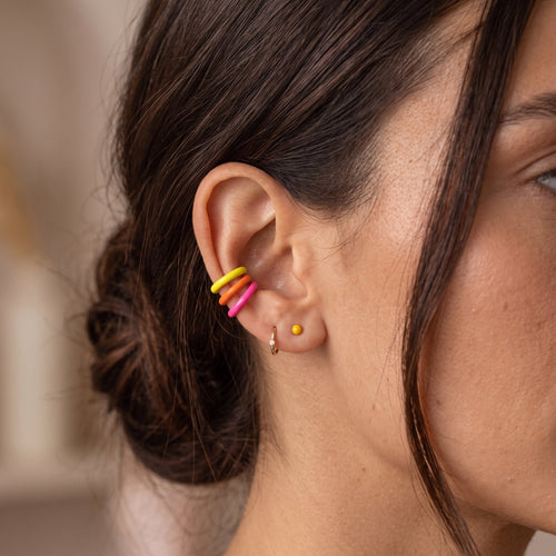 Neon Yellow Ear Cuff