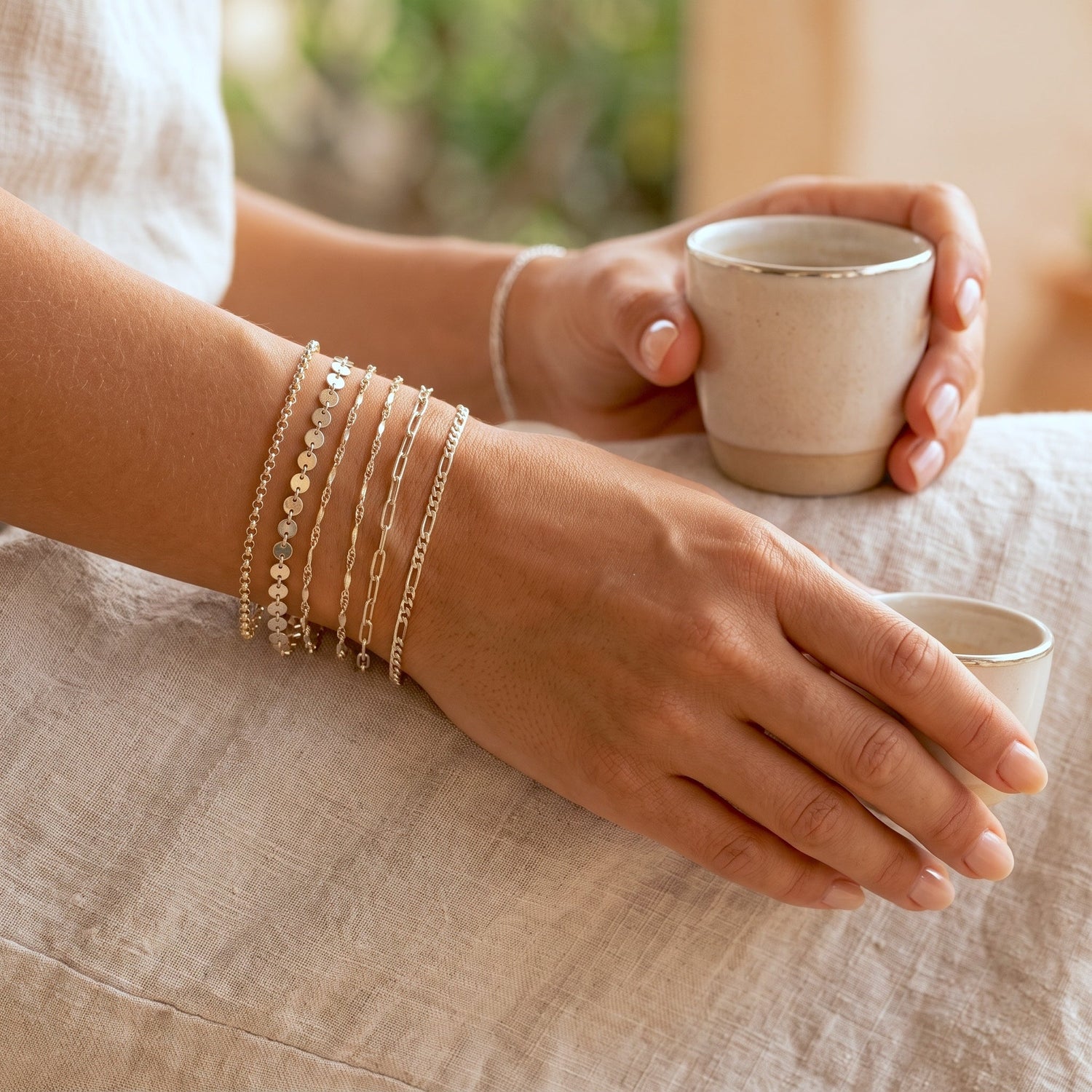 Coin Disc Bracelet