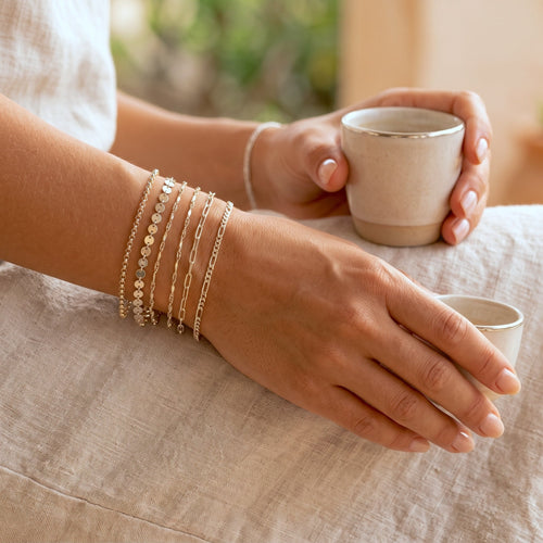 Dainty Rolo Chain Bracelet