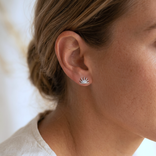 Spike Ray Stud Earrings