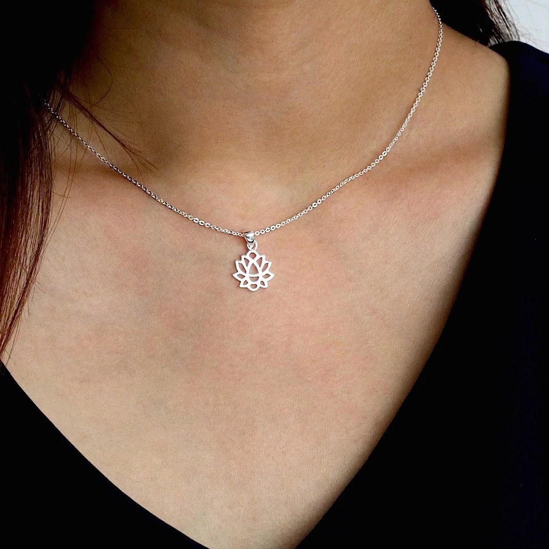 Zen Lotus Necklace