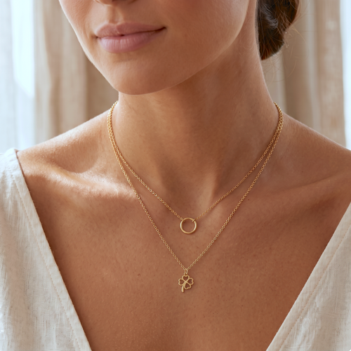 Minimal Circle Necklace